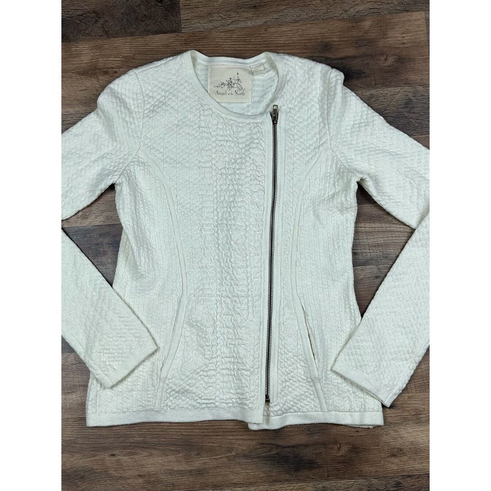 Angel Of The North (Anthropology) Cream Jacket Size Small - Picture 2 of 9